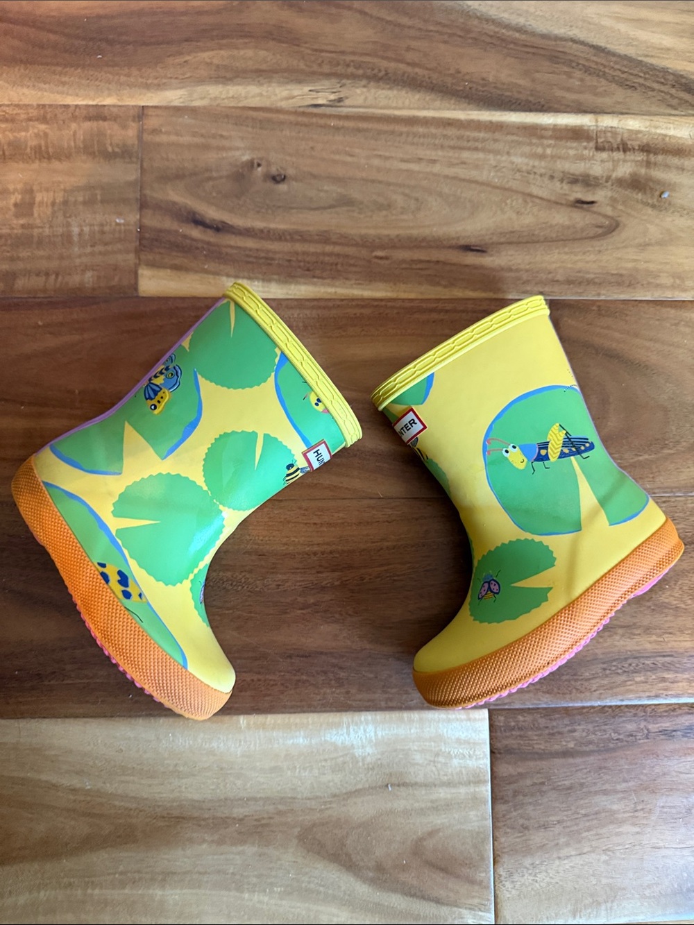 Hunter Unisex Kid's First Classic Lily Pad rain boots